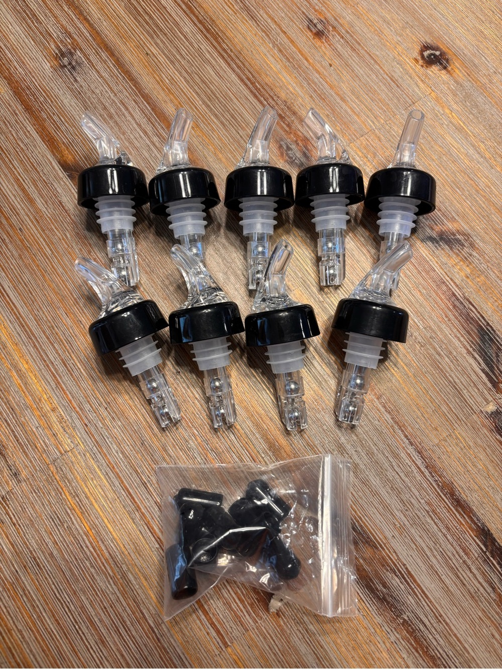9pc 1oz Measured Pourers